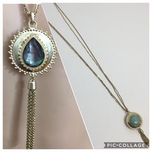 Lucky Brand Double Chains Reversible Necklace